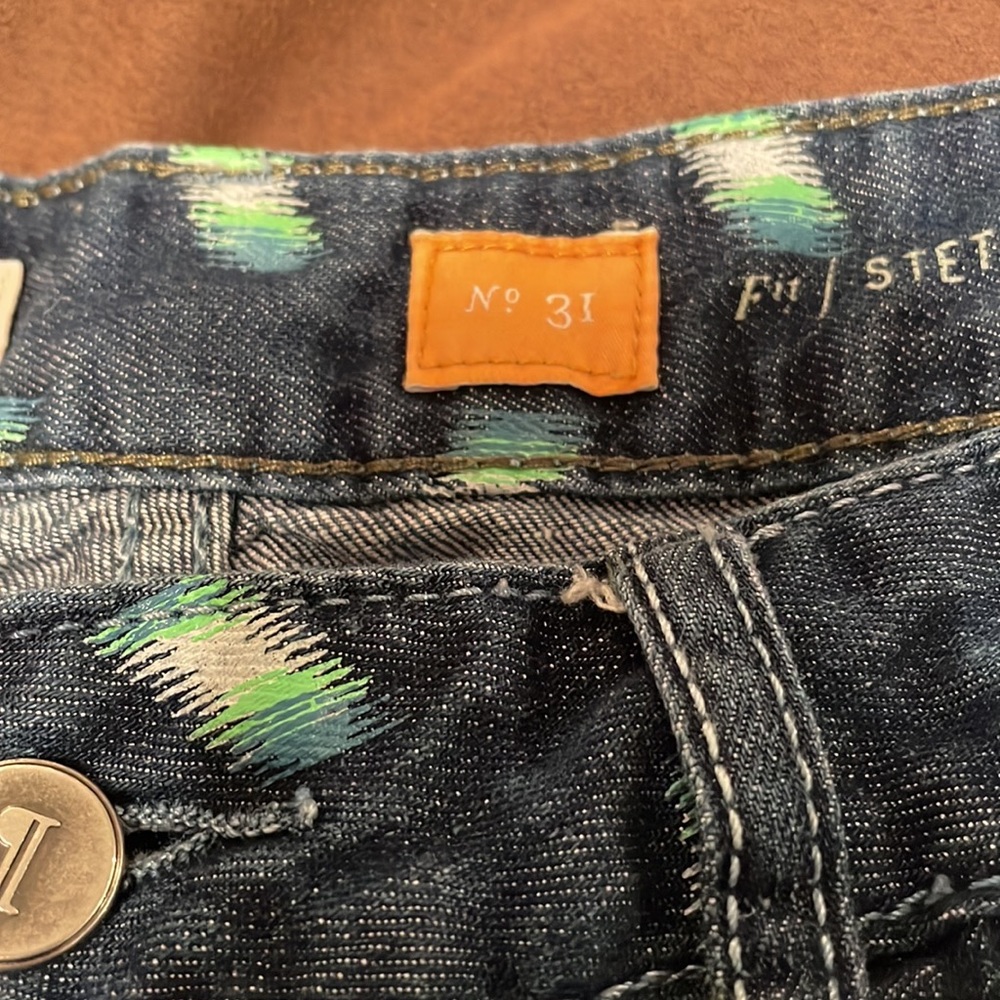 Pilcro & the Letterpress Printed Cuffed Shorts, 28 and 31 - Picture 5 of 8